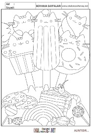 Doodle boyama sayfaları